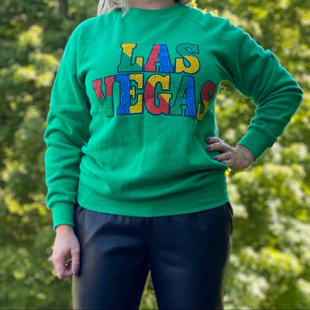 Vintage Green Vegas Sweatshirt